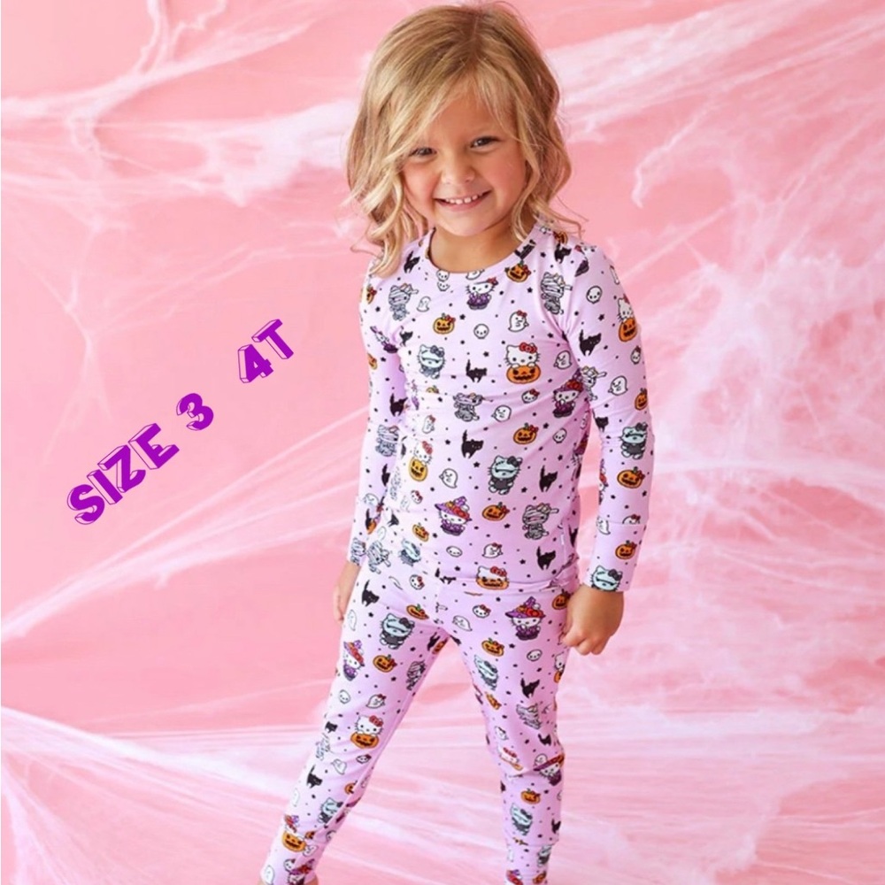Posh peanut Hello kitty Halloween pajamas monster